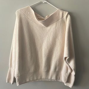 Free people off the shoulder sweater